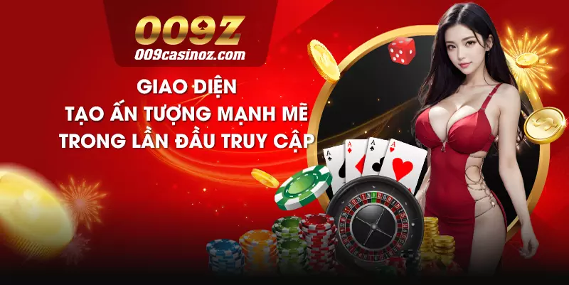 Giao diện tạo ấn tượng mạnh mẽ trong lần đầu truy cập của người chơi